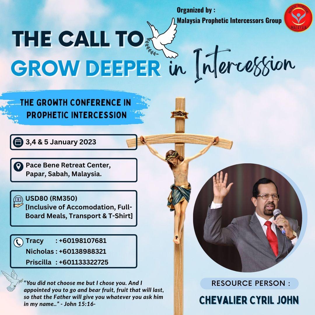 The Growth Conference In Prophetic Intercession In Sabah | Catholic Sabah