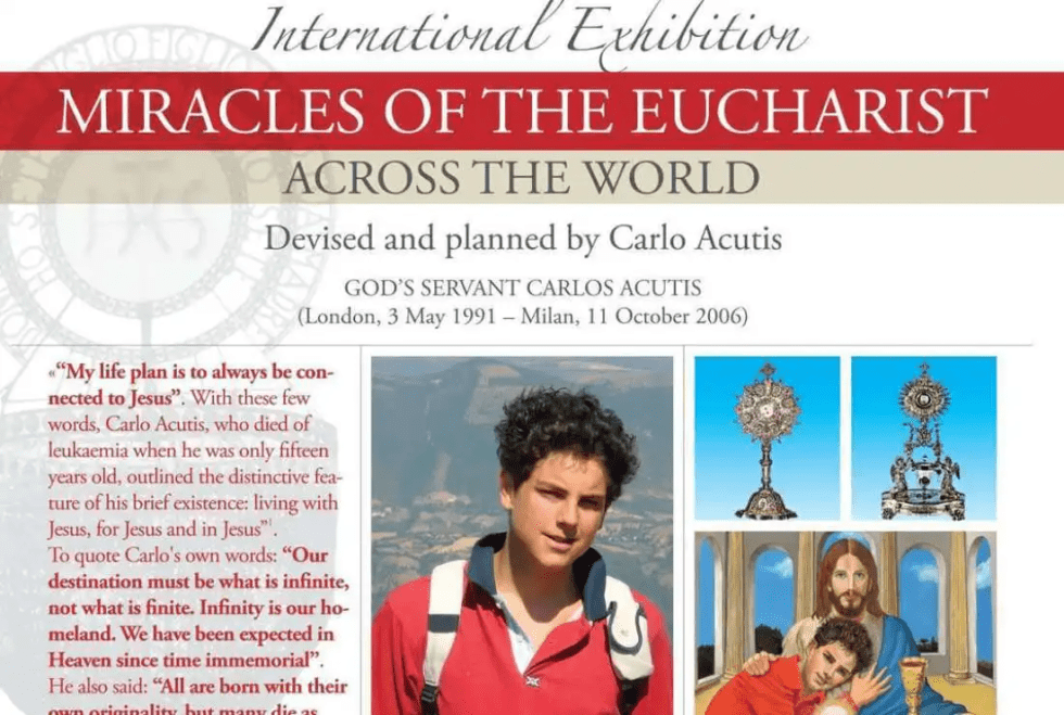 Carlo Acutis Eucharistic Miracles Exhibition – Otosection